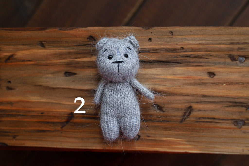 Newborn Knit Teddy Bear Outfit with Toy,Newborn Photography Props Set, Newborn Teddy Bear Outfit, Newborn Photo Props,Baby Bear Crochet Toy