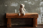 Newborn Knit Teddy Bear Outfit with Toy,Newborn Photography Props Set, Newborn Teddy Bear Outfit, Newborn Photo Props,Baby Bear Crochet Toy