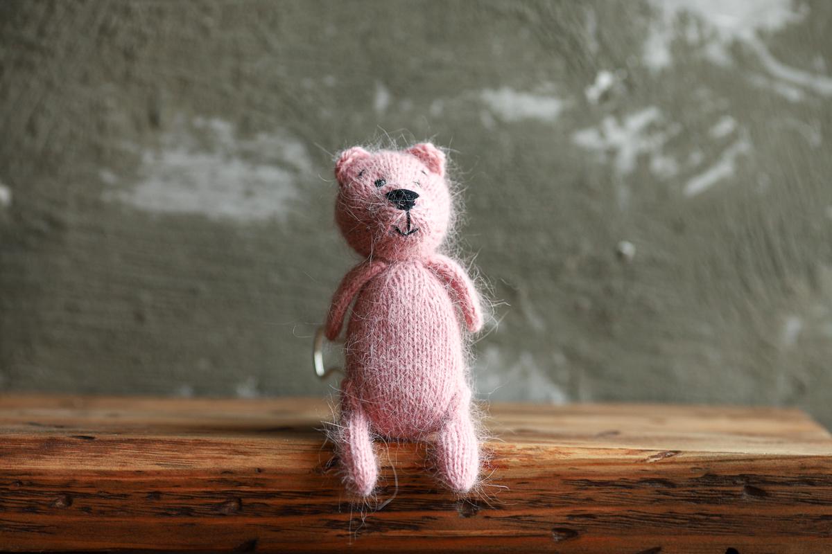 Newborn Knit Teddy Bear Outfit with Toy,Newborn Photography Props Set, Newborn Teddy Bear Outfit, Newborn Photo Props,Baby Bear Crochet Toy