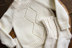 Newborn Knit romper,Newborn Knited set,Newborn socks,Newborn outfit,Newborn photography,Pregnancy gift,Knitted newborn photo props