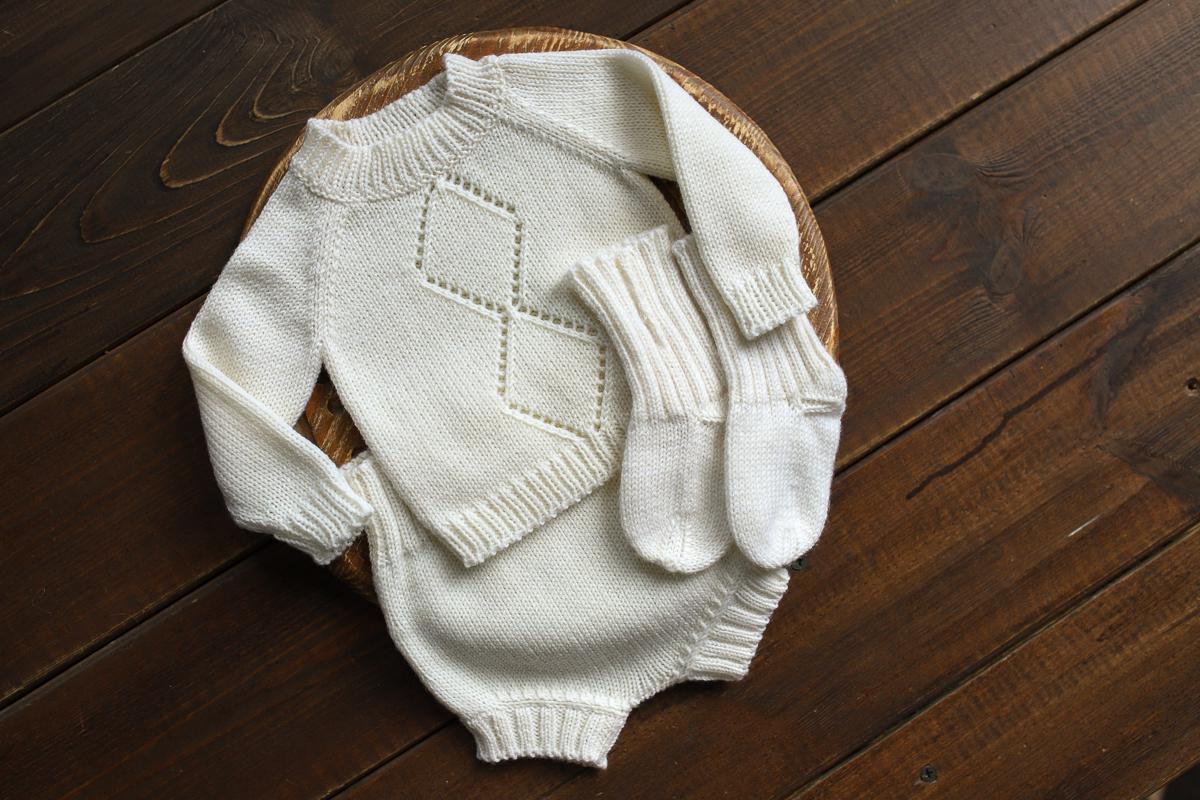 Newborn Knit romper,Newborn Knited set,Newborn socks,Newborn outfit,Newborn photography,Pregnancy gift,Knitted newborn photo props
