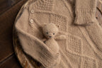 Newborn Knit romper,Newborn Knited set,Newborn Hat,Newborn outfit,Knitted Teddy Bear,Newborn photography,Knitted newborn photo props