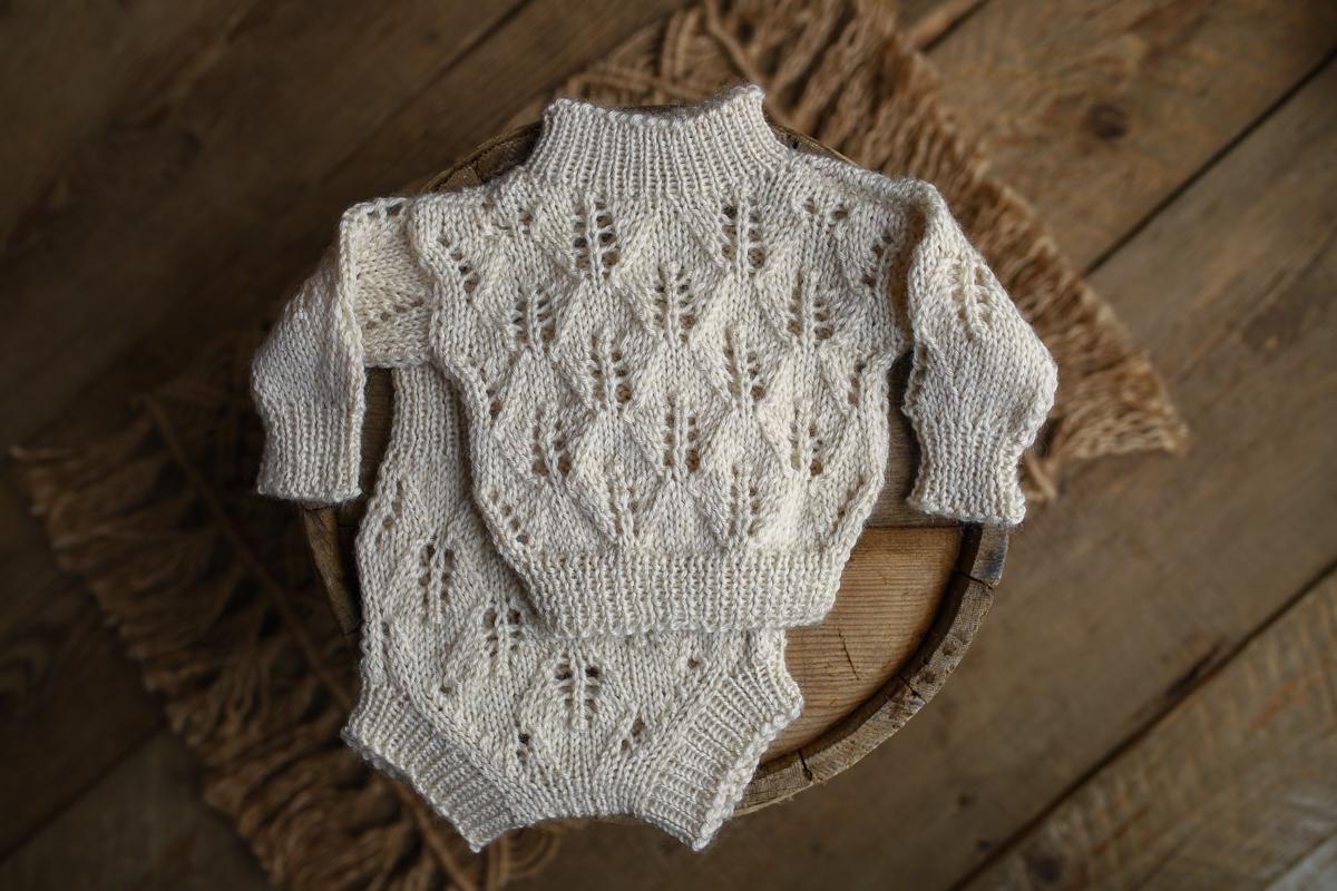Newborn Knited set,Newborn Coming Home Outfit Knitted Baby Chunky Sweater,Bloomers,Newborn outfit,Pregnancy gift,Knitted newborn photo props