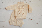 Newborn Knited set, age 0 to 1 m,Newborn Coming Home Outfit Knitted Baby Chunky Sweater,Bloomers,Newborn outfit,Knitted newborn photo props