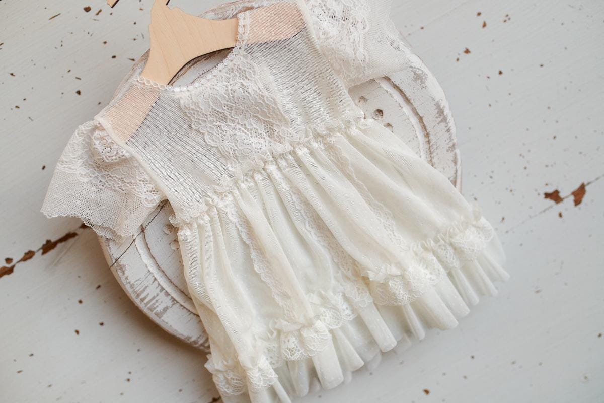 Baptism dress for baby girl,Newborn photo outfit girl,Christening dress,Newborn girl photoshoot outfit,Newborn photography prop,Gift Baptism