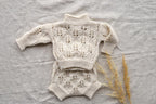 Newborn Knited set,Newborn Coming Home Outfit Knitted Baby Chunky Sweater,Bloomers,Newborn outfit,Pregnancy gift,Knitted newborn photo props