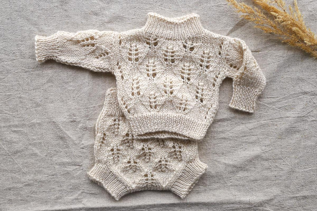 Newborn Knited set,Newborn Coming Home Outfit Knitted Baby Chunky Sweater,Bloomers,Newborn outfit,Pregnancy gift,Knitted newborn photo props