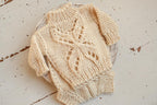 Newborn Knited set, age 0 to 1 m,Newborn Coming Home Outfit Knitted Baby Chunky Sweater,Bloomers,Newborn outfit,Knitted newborn photo props