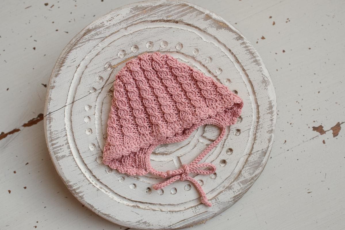 Knitted romper & bonnet,Newborn Photography Prop Set,Newborn photography outfit,Newborn girl photoshoot outfit,Pregnancy gift,Newborn props