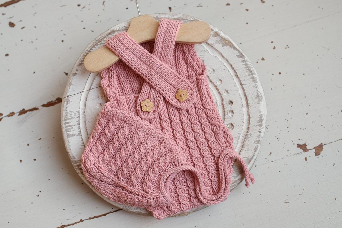 Knitted romper & bonnet,Newborn Photography Prop Set,Newborn photography outfit,Newborn girl photoshoot outfit,Pregnancy gift,Newborn props