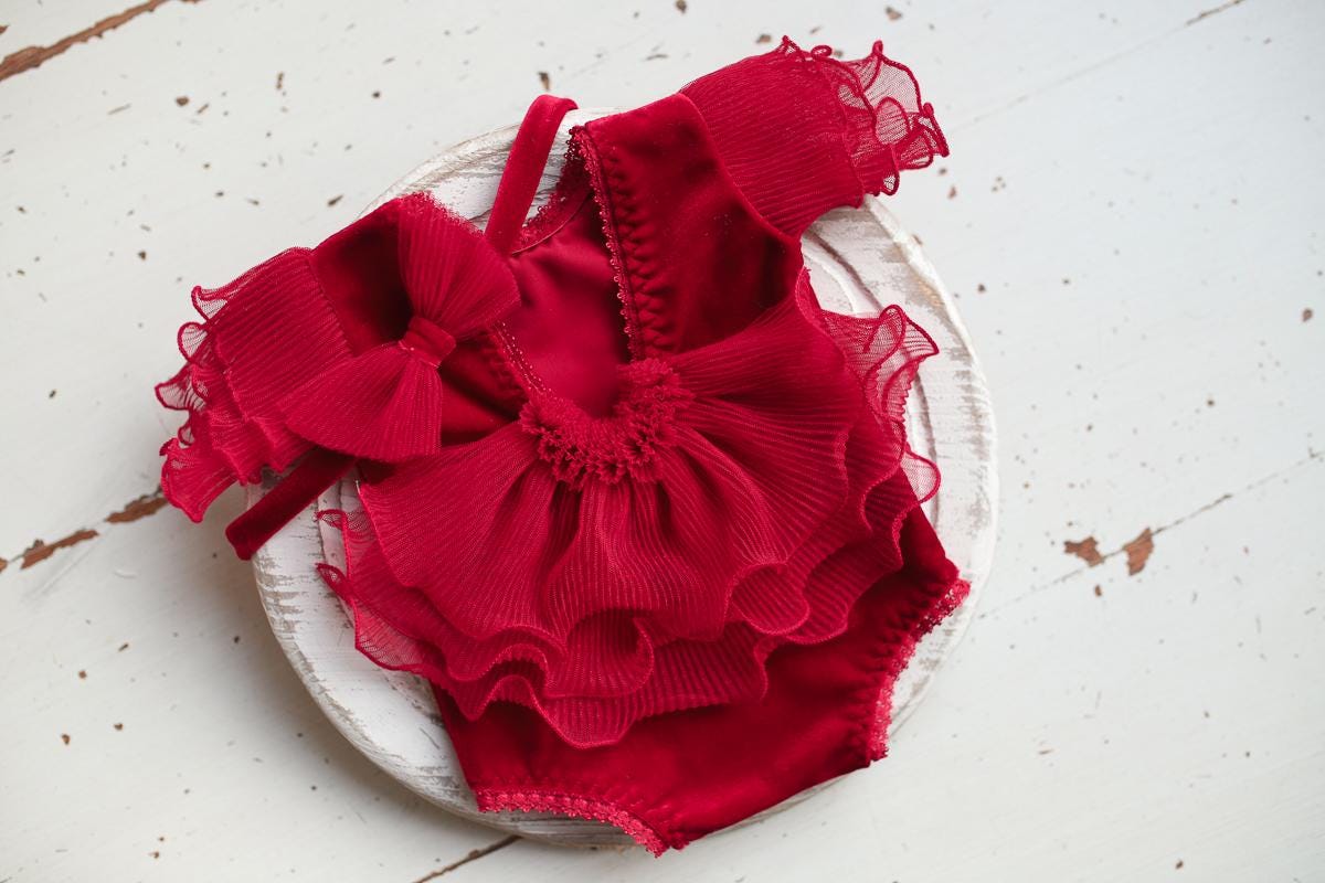 Outfit romper newborn girl & headband,Newborn Girl Outfit,Newborn Photography Props,Newborn baby gift,Pregnancy gift,Newborn Photo Prop