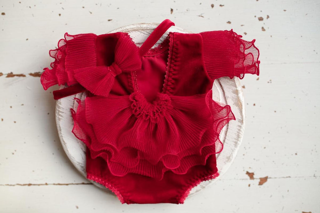 Outfit romper newborn girl & headband,Newborn Girl Outfit,Newborn Photography Props,Newborn baby gift,Pregnancy gift,Newborn Photo Prop
