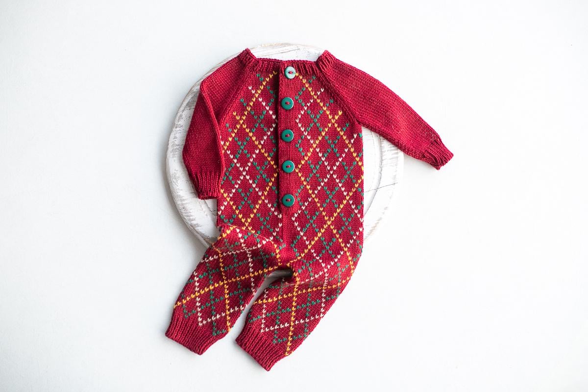 Newborn baby boy Knitted romper & Sleep Hat,Newborn Boy Outfit ,Newborn Photography Props,Newborn boy photoshoot outfit,Newborn photo prop