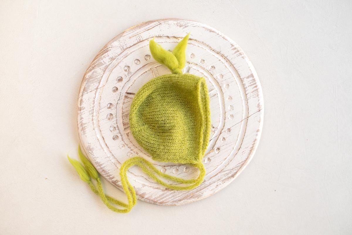 Newborn baby boy Knitted romper & Sleep Hat,Newborn Boy Outfit ,Newborn Photography Props,Newborn boy photoshoot outfit,Newborn photo prop